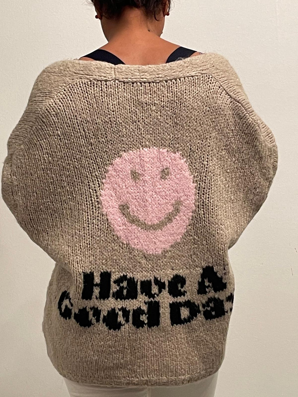 Strickjacke Happy