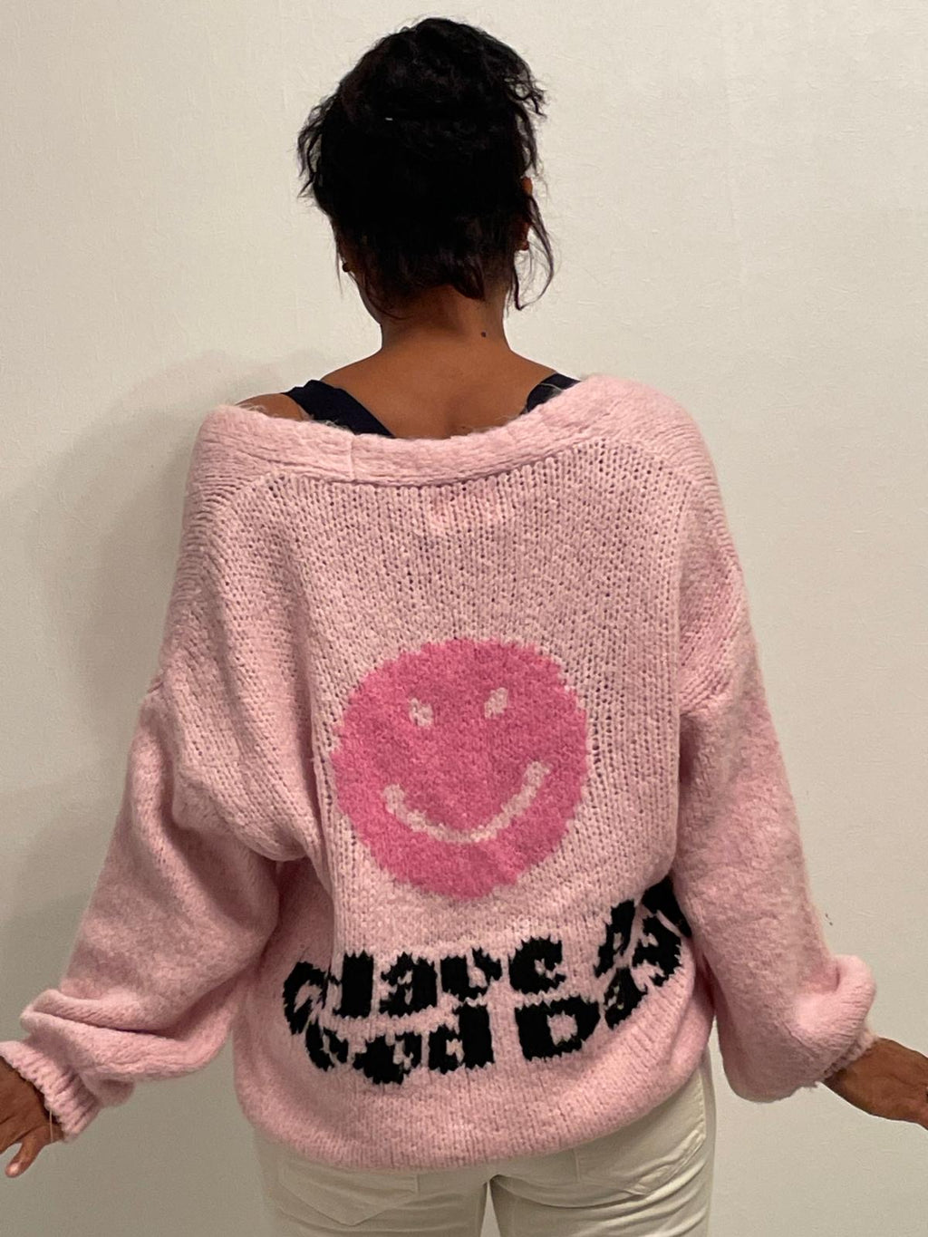 Strickjacke Happy