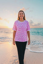 Oversized T-Shirt Leoprint Damen | TraumStück Sylt
