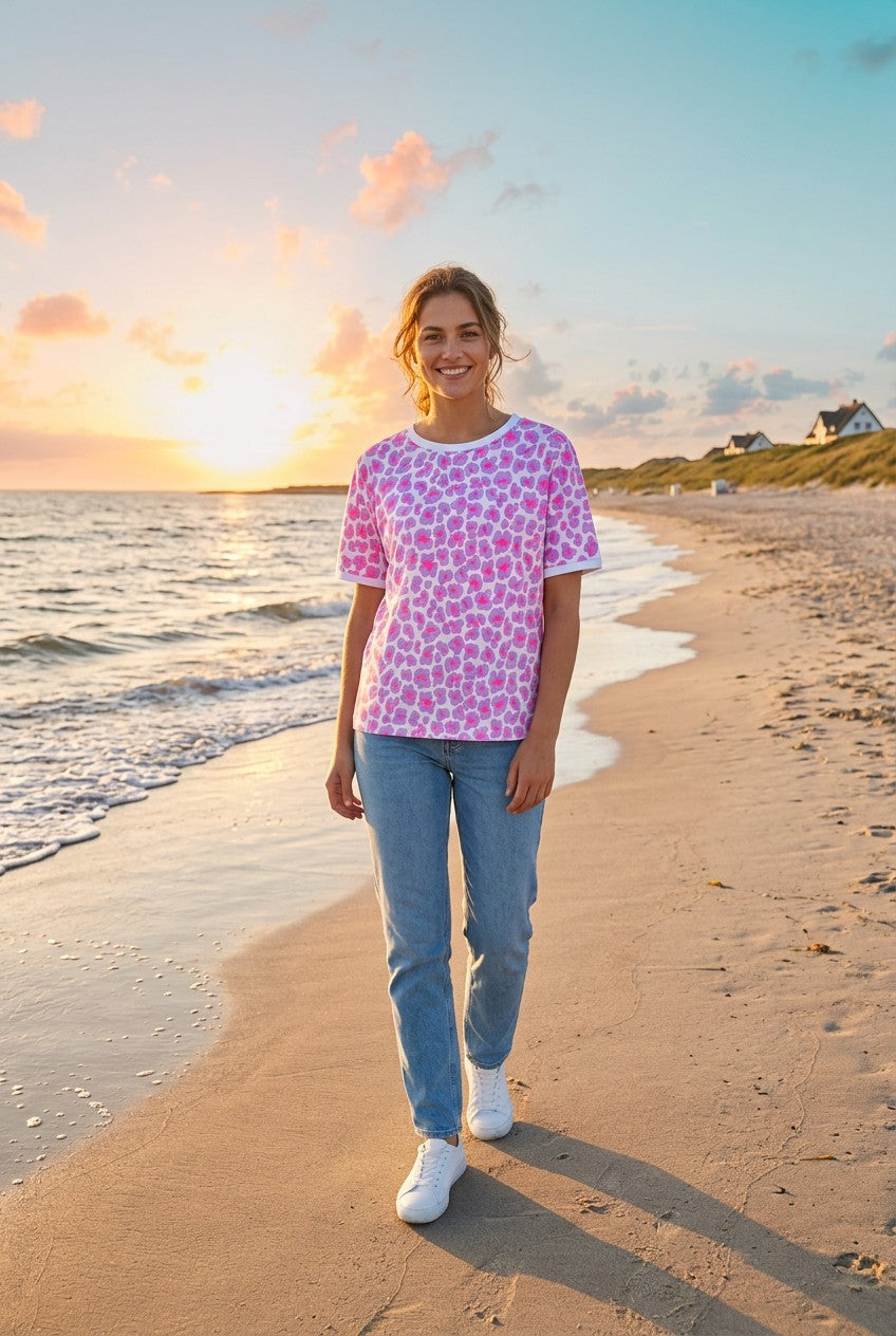 Oversized Leoparden T-Shirt | TraumStück Sylt