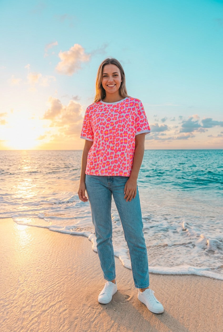 Oversized Leoparden T-Shirt | TraumStück Sylt