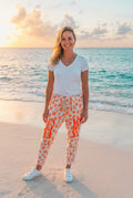 Jogginghose Leopard Orange – TraumStück Sylt – Orange, Vorderansicht
