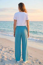Jogginghose Maxi-Länge – Blau, Rückansicht