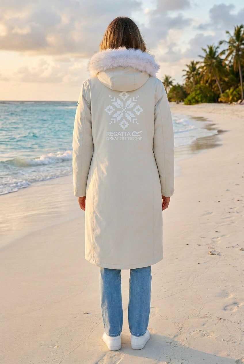 Umziehkleid "REGATTA" UMZIEHKLEID ROBE WASSERDICHT – TraumStück Sylt – Moonstruck, Rückansicht