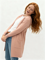 Cardigan Feinstrick Stickmuster