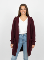 Cardigan Frottee