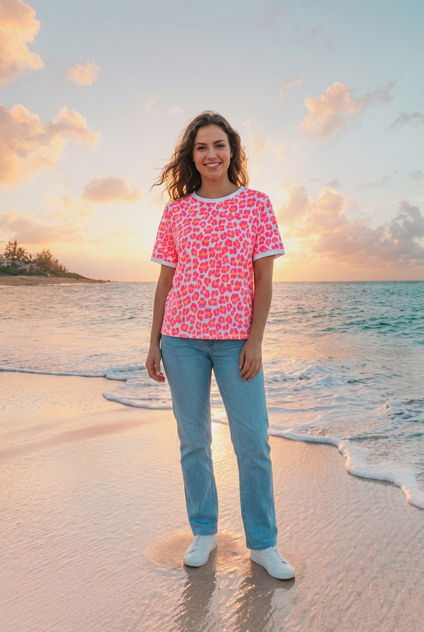 Oversized Leo T-Shirt Damen – TraumStück Sylt