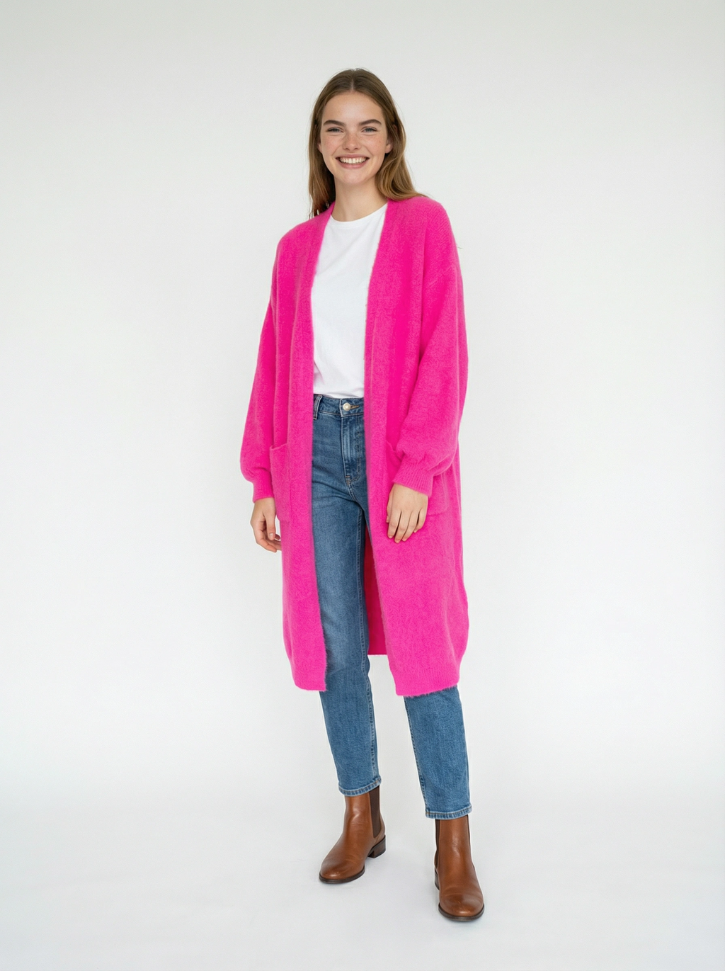 Strickjacke baby alpaca