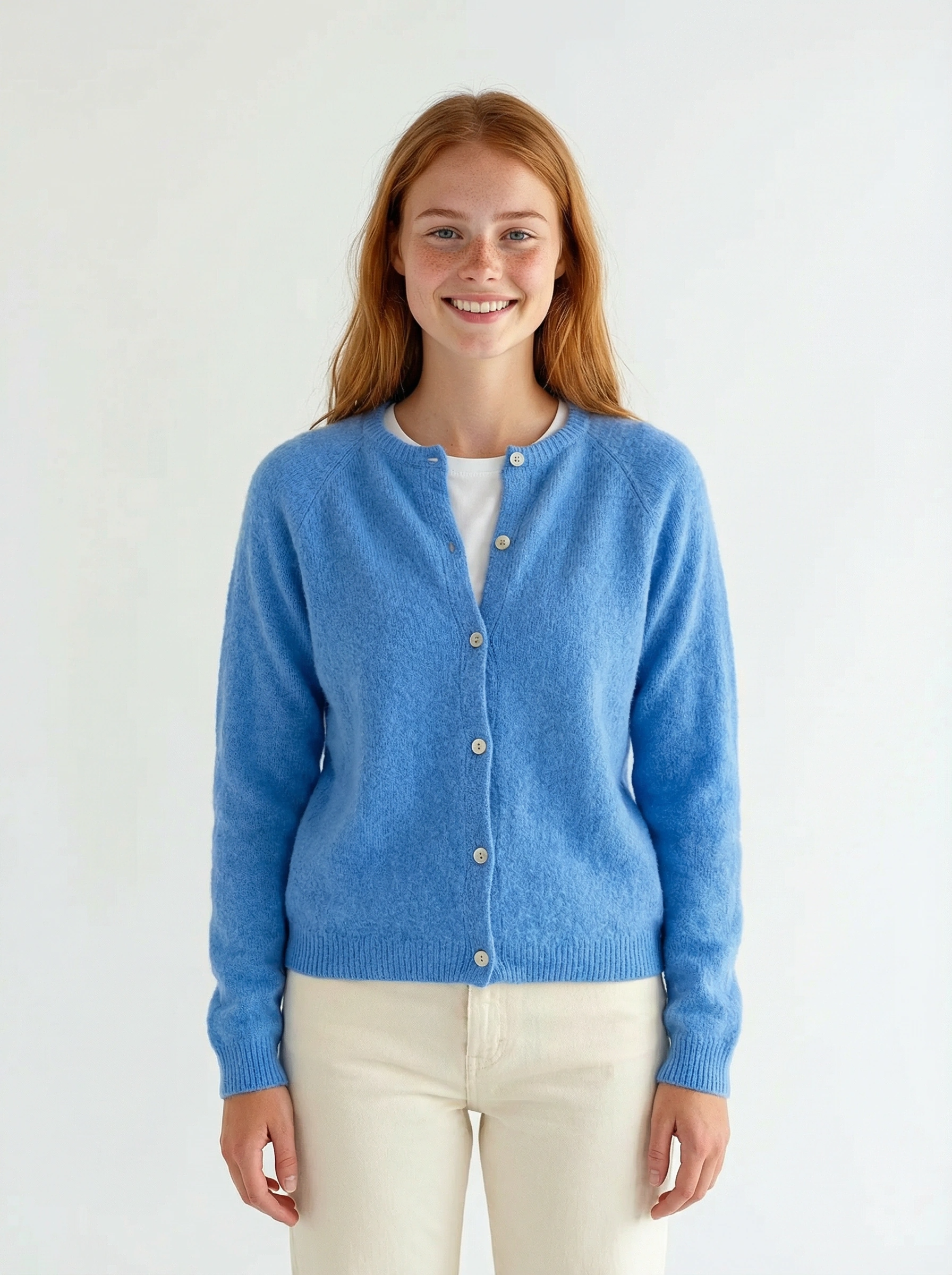 Strickjacke kurz baby alpaca