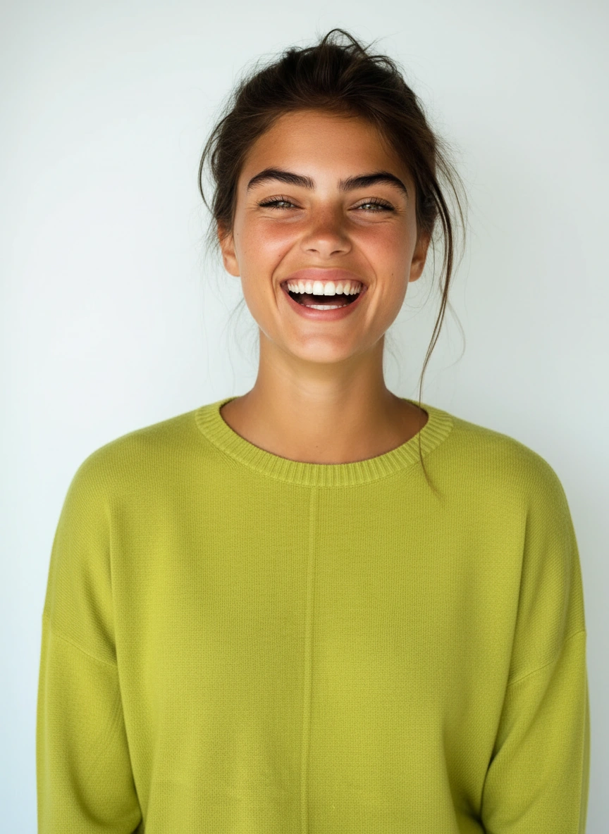 Langärmeliger Rundhals Sweater