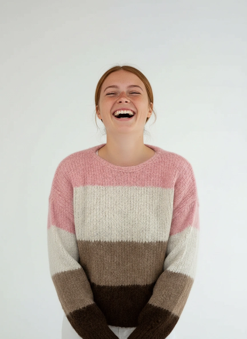 Strickpullover Streifenoptik