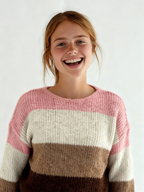 Strickpullover Streifenoptik