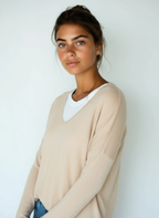 Feinstrick V-Neck Sweater