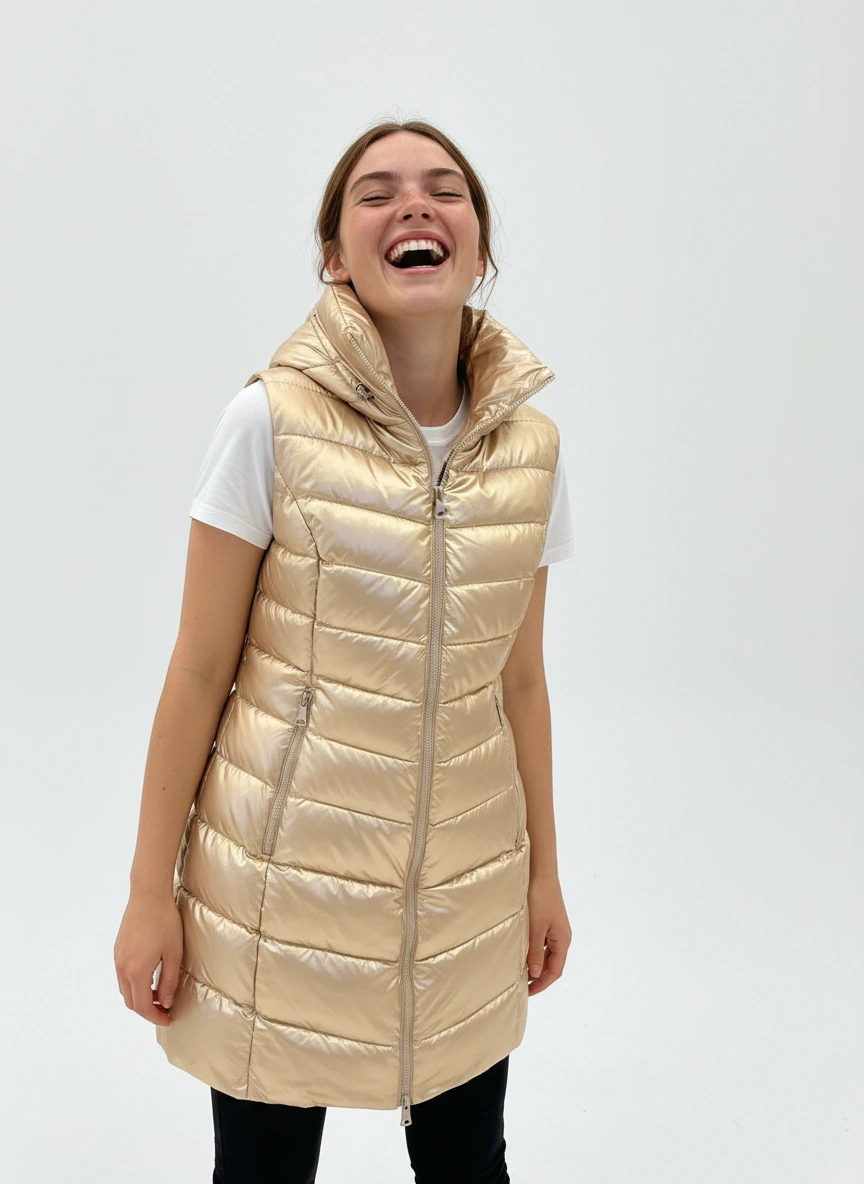 Pufferweste mit Kapuze