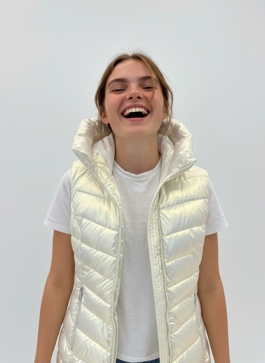 Pufferweste mit Kapuze