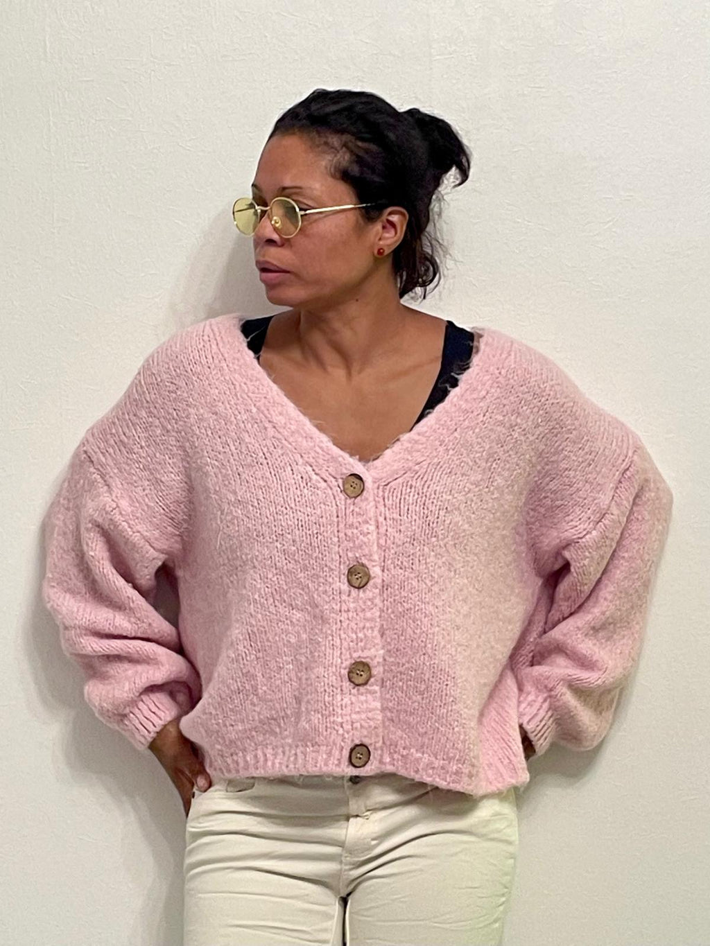 Strickjacke Happy